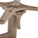 ΒΑΣΗ ΔΙΣΤΗΛΗ ΜΕ ΑΝΑΔΙΠΛΟΥΜΕΝΟΥΣ ΣΤΑΥΡΟΥΣ HM468 25 ΚΑΠΟΥΤΣΙΝΟ ΑΛΟΥΜΙΝΙΟ 78x59 5x73Υ c502342