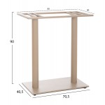 ΒΑΣΗ ΤΡΑΠΕΖΙΟΥ ΜΠΑΡ ΔΙΣΤΗΛΗ ΜΕΣ ΥΨΟΥΣ HM478 25 ΜΕΤΑΛΛΟ ΚΑΠΟΥΤΣΙΝΟ ΜΑΤ 80x40x90Υεκ c502347