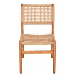 ΚΑΡΕΚΛΑ ΤΡΑΠΕΖΑΡΙΑΣ DINIZ HM6554 ΞΥΛΟ TEAK ΦΥΣΙΚΟ--ΣΥΝΘ ΣΧΟΙΝΙ 48x60x84Υεκ c502355