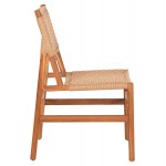 ΚΑΡΕΚΛΑ ΤΡΑΠΕΖΑΡΙΑΣ DINIZ HM6554 ΞΥΛΟ TEAK ΦΥΣΙΚΟ--ΣΥΝΘ ΣΧΟΙΝΙ 48x60x84Υεκ c502355