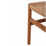 ΚΑΡΕΚΛΑ ΤΡΑΠΕΖΑΡΙΑΣ DINIZ HM6554 ΞΥΛΟ TEAK ΦΥΣΙΚΟ--ΣΥΝΘ ΣΧΟΙΝΙ 48x60x84Υεκ c502355
