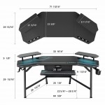 Gaming Γραφείο - Eureka Ergonomic ERK-AED-E70B-V4 180x60x75εκ c502367
