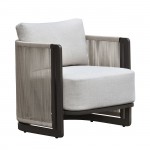 BOSTON Living Set Σαλόνι Καθιστικό Κήπου - Βεράντας Alu Ανθρακί - Μπεζ c502485