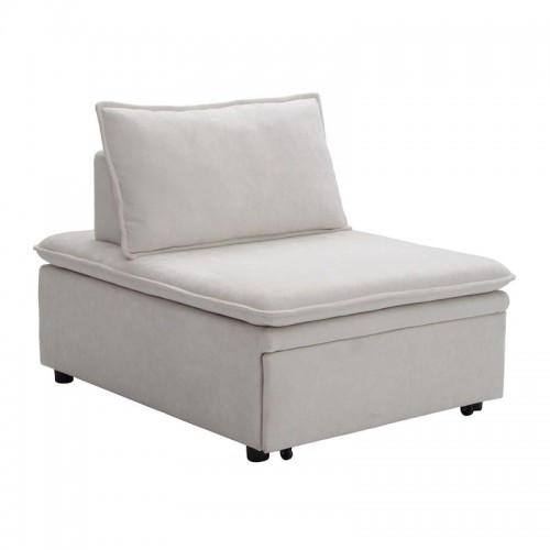 FRANNIE Πολυθρόνα Καρέκλα - Κρεβάτι Σαλονιού-Καθιστικού Ύφασμα Μπεζ c502490