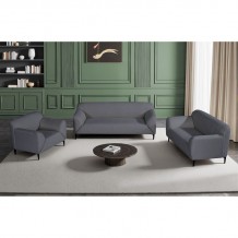 VICTORIA Set Σαλόνι-Καθιστικό Πολυθρόνα-2Θέσιος-3Θέσιος Ύφασμα Σκούρο Γκρι c502502