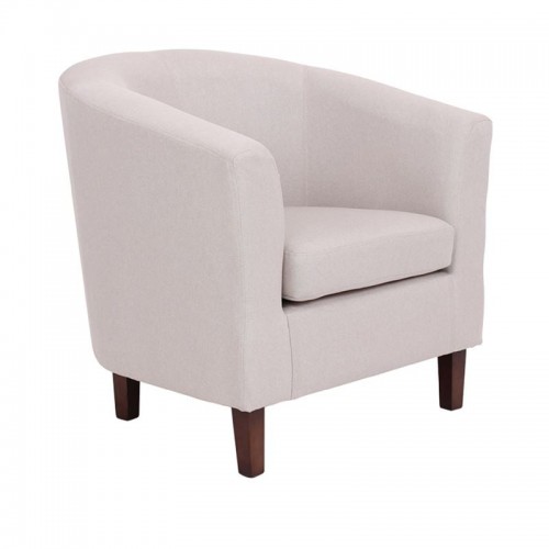 BOGA Πολυθρόνα Σαλονιού Καθιστικού Ύφασμα Μπεζ c502518