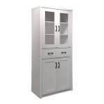 Βιτρίνα-ντουλάπα Nisso pakoworld σε λευκή απόχρωση 80x40x183 5εκ c502531