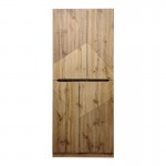 Παπουτσοθήκη-ντουλάπι Kebell pakoworld σε oak απόχρωση 71x41 5x180 4εκ c502539