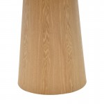 Tραπέζι Donda pakoworld mdf sonoma Φ100x76εκ c502550