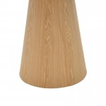 Βοηθητικό τραπέζι Donda pakoworld mdf sonoma Φ45x50εκ c502552