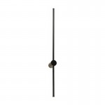 Φωτιστικό τοίχου-απλίκα Eftenbo pakoworld led μέταλλο μαύρο Φ8x80εκ c502560