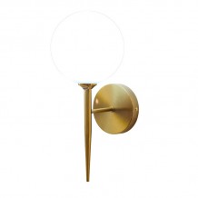 Φωτιστικό τοίχου-απλίκα Kerlibin pakoworld G9 μέταλλο χρυσο-λευκο 13x18x34εκ c502563