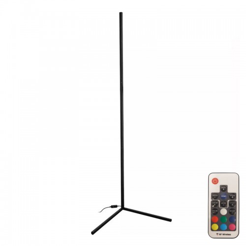 Φωτιστικό δαπέδου Nanek pakoworld led μέταλλο μαύρο 30x30x120εκ c502567