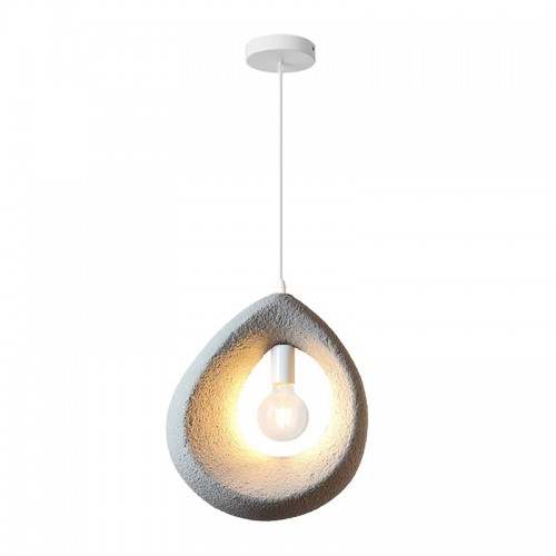 Φωτιστικό οροφής Ferclyn pakoworld E27 ps σε ανοιχτό γκρι 32x24x35εκ c502570