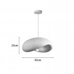 Φωτιστικό οροφής Ferecon pakoworld E27 ps σε ανοιχτό γκρι Φ45x25εκ c502576