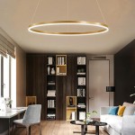 Φωτιστικό οροφής Nebrian pakoworld led μέταλλο χρυσό Φ60x15εκ c502577