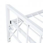 Κρεβάτι-Καναπές Remmie pakoworld μέταλλο λευκό 90x190εκ c502590