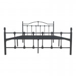 Κρεβάτι Wotso pakoworld μεταλλικό σε μαύρη απόχρωση 150x200εκ c502591