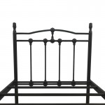 Κρεβάτι Wotso pakoworld μεταλλικό σε μαύρη απόχρωση 90x190εκ c502592