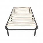 Κρεβάτι-υπόστρωμα Amaso pakoworld μεταλλικό μαύρο 90x190x28εκ c502595