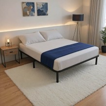 Κρεβάτι-υπόστρωμα Amaso pakoworld μεταλλικό μαύρο 160x200x28εκ c502596