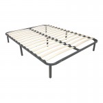 Κρεβάτι-υπόστρωμα Amaso pakoworld μεταλλικό μαύρο 160x200x28εκ c502596