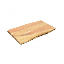 Επιφάνεια τραπεζιού Pozier pakoworld μασίφ ξύλο ακακίας σε φυσική απόχρωση 140x80x4εκ c502623