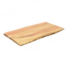 Επιφάνεια τραπεζιού Pozier pakoworld μασίφ ξύλο ακακίας σε φυσική απόχρωση 200x95x4εκ c502626