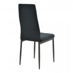 Τραπεζαρία Balou-Parker pakoworld σετ 5τεμ μαύρο Φ100x73εκ c502680