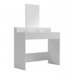 Τουαλέτα κρεβατοκάμαρας Frentsel pakoworld σε λευκή απόχρωση 100x40x140εκ c502704