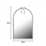 Καθρέπτης Frensia Inart μέταλλο σε χρυσή απόχρωση 58x3x93εκ c502726