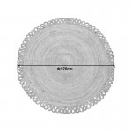 Χαλί Prejo Inart γιούτα σε φυσική απόχρωση Φ120x1εκ c502747