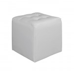 ΣΚΑΜΠΩ 37Χ37Χ35εκ ΜΕ PU ΛΕΥΚΟ PUNK HM264 02 c502761