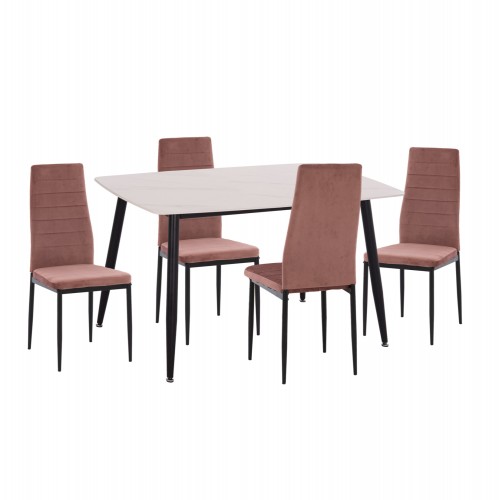 ΣΕΤ ΤΡΑΠΕΖΑΡΙΑΣ 5ΤΜΧ RAVEN HM21264 01 ΚΕΡΑΜΙΚΟ TOP ΛΕΥΚΟ ΜΑΡΜΑΡΟ--ΒΕΛΟΥΔΟ ΣΑΠΙΟ ΜΗΛΟ c502777