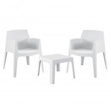 ΣΕΤ 3ΤΜΧ ΠΟΛΥΠΡΟΠΥΛΕΝΙΟΥ SLEEK HM21267 01 ΤΡΑΠΕΖΑΚΙ 2 ΠΟΛΥΘΡΟΝΕΣ-ΛΕΥΚΟ c502789