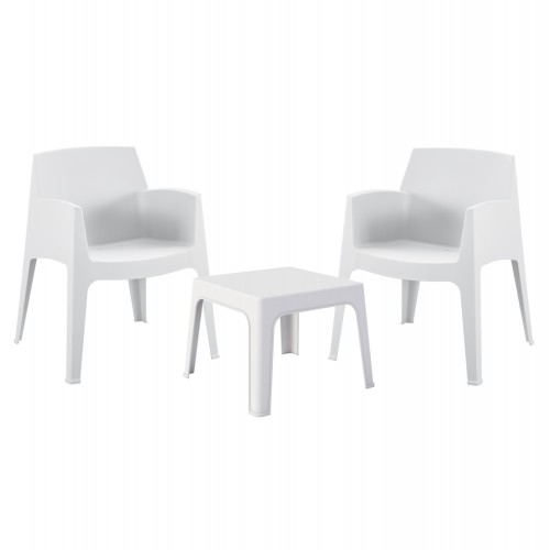 ΣΕΤ 3ΤΜΧ ΠΟΛΥΠΡΟΠΥΛΕΝΙΟΥ SLEEK HM21267 01 ΤΡΑΠΕΖΑΚΙ 2 ΠΟΛΥΘΡΟΝΕΣ-ΛΕΥΚΟ c502789