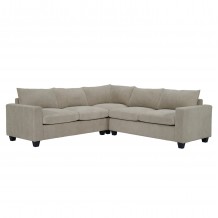 ΓΩΝΙΑΚΟΣ ΚΑΝΑΠΕΣ CALDER HM3286 03 ΜΠΕΖ ΥΦΑΣΜΑ 254x254x90 κάθισμα x91Υεκ c502796