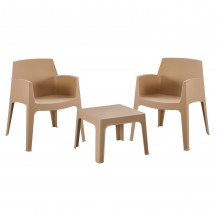 ΣΕΤ 3ΤΜΧ ΠΟΛΥΠΡΟΠΥΛΕΝΙΟΥ SLEEK HM21267 03 ΤΡΑΠΕΖΑΚΙ 2 ΠΟΛΥΘΡΟΝΕΣ-ΚΑΠΟΥΤΣΙΝΟ c502798