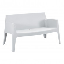 ΚΑΝΑΠΕΣ 2-ΘΕΣΙΟΣ ΠΟΛΥΠΡΟΠΥΛΕΝΙΟΥ SLEEK HM6366 01 ΧΡΩΜΑ ΛΕΥΚΟ 118x48 5x73Υεκ c502800