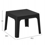 ΣΕΤ 3ΤΜΧ ΠΟΛΥΠΡΟΠΥΛΕΝΙΟΥ SLEEK HM21267 02 ΤΡΑΠΕΖΑΚΙ 2 ΠΟΛΥΘΡΟΝΕΣ-ΜΑΥΡΟ c502802