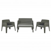 ΣΕΤ ΣΑΛΟΝΙ ΕΞ ΧΩΡΟΥ 4ΤΜΧ SLEEK HM21268 05 DARK OLIVE GREEN ΠΟΛΥΠΡΟΠΥΛΕΝΙΟ c502807