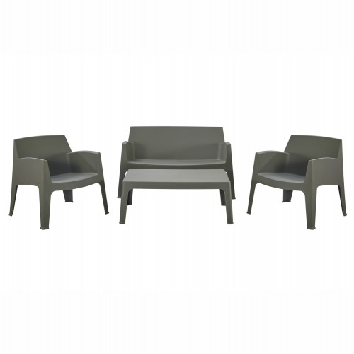 ΣΕΤ ΣΑΛΟΝΙ ΕΞ ΧΩΡΟΥ 4ΤΜΧ SLEEK HM21268 05 DARK OLIVE GREEN ΠΟΛΥΠΡΟΠΥΛΕΝΙΟ c502807