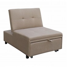 ΠΟΛΥΘΡΟΝΑ-ΚΡΕΒΑΤΙ LIBRE HM3295 03 ΜΠΕΖ ΥΦΑΣΜΑ 75x106x89Υεκ c502811