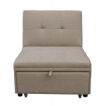 ΠΟΛΥΘΡΟΝΑ-ΚΡΕΒΑΤΙ LIBRE HM3295 03 ΜΠΕΖ ΥΦΑΣΜΑ 75x106x89Υεκ c502811