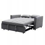 ΚΑΝΑΠΕΣ ΚΡΕΒΑΤΙ 2-ΘΕΣΙΟΣ BORG HM3289 11 ΓΚΡΙ ΥΦΑΣΜΑ 142x94x78Υεκ c502815