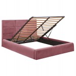 ΚΡΕΒΑΤΙ ΔΙΠΛΟ ΣΤΡΩΜΑ BRILEY HM21272 02 ΣΑΠΙΟ ΜΗΛΟ ΒΕΛΟΥΔΟ ΜΕ ΑΠΟΘ ΧΩΡΟ--ΓΙΑ 160x200εκ c502838