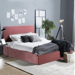 ΚΡΕΒΑΤΙ ΔΙΠΛΟ ΣΤΡΩΜΑ ALLIE HM21273 02 ΣΑΠΙΟ ΜΗΛΟ ΒΕΛΟΥΔΟ ΜΕ ΑΠΟΘ ΧΩΡΟ--ΓΙΑ 160x200εκ c502842