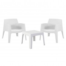 ΣΕΤ LOUNGE 3ΤΜΧ SLEEK HM21274 01 ΛΕΥΚΟ ΠΟΛΥΠΡΟΠΥΛΕΝΙΟ c502852