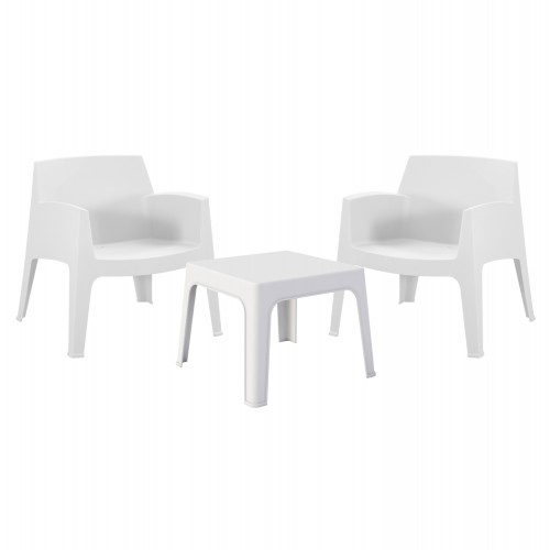 ΣΕΤ LOUNGE 3ΤΜΧ SLEEK HM21274 01 ΛΕΥΚΟ ΠΟΛΥΠΡΟΠΥΛΕΝΙΟ c502852