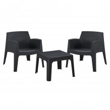 ΣΕΤ LOUNGE 3ΤΜΧ SLEEK HM21274 02 ΜΑΥΡΟ ΠΟΛΥΠΡΟΠΥΛΕΝΙΟ c502853